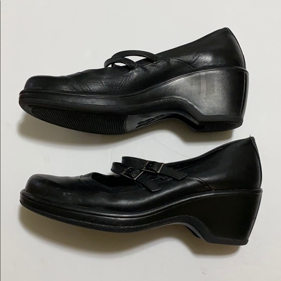 Dansko Double Strap Black Mary Jane Clogs - Picture 5 of 11